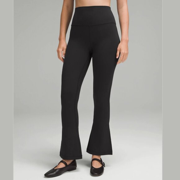 lululemon athletica Pants - Lululemon Align Mini Flare Pants Black Size 4 High Rise 29”